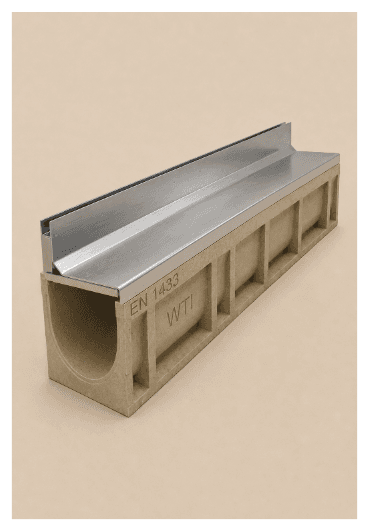 SS Single Slot — Stainless single-slot grate